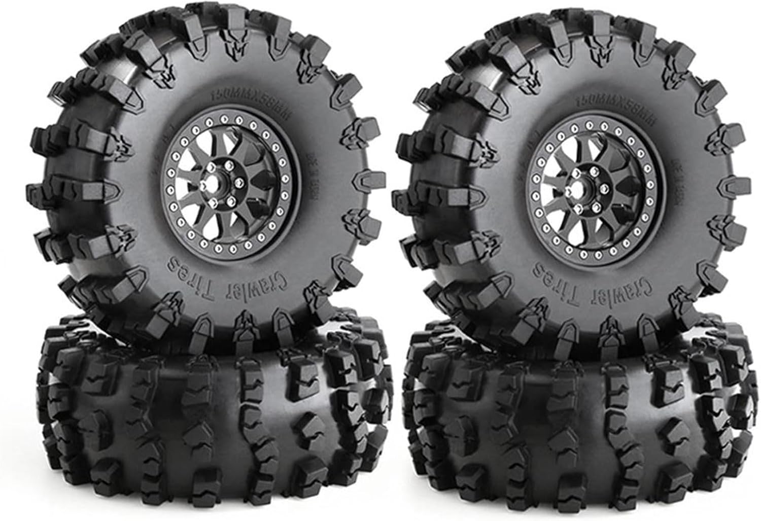 アルミホイール　タイヤ 2.2 ビードロック　trx4 トラクサス　クローラー タイヤ 2.2インチ – KS HOBBY